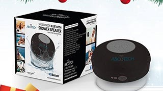 Abco Tech Water Resistant Wireless Bluetooth Shower Speaker...