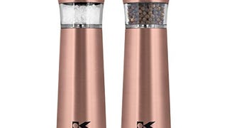 Kalorik Electric Gravity Salt and Pepper Grinder, , Automatic...