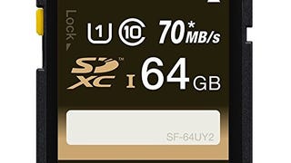 Sony 64GB Class 10 UHS-1 SDXC up to 70MB/s Memory Card...