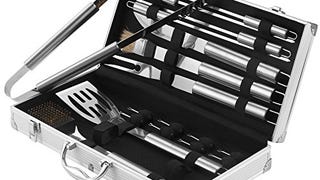 18 Piece Stainless Steel BBQ Tool Set