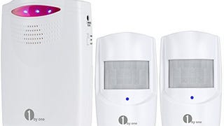 Driveway Alarm Wireless Outside, 1byone Motion Sensor Alarm...