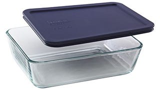 Pyrex Simply Store 6-Cup Rectangular Glass Food Storage...