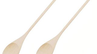 18-Inch Long Handle Wooden Cooking Mixing Spoon, Birch...