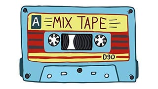 Mix Tape Retro Sticker Decal Notebook Car Laptop 5" x 3"...