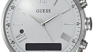 GUESS Men's Stainless Steel Connect Smart Watch - Amazon...