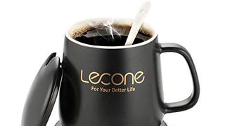 Lecone Coffee Mug Warmer with 15W Fast Wireless Charger...