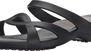 crocs Women's Meleen Twist Sandal, Black/Smoke, 9 US/9...