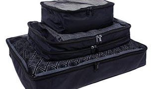 Ohuhu [3-Pack] Tear-Proof Travel Packing Cubes