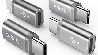 Snowkids USB C Adapter, (4-Pack) Aluminum USB C to Micro...