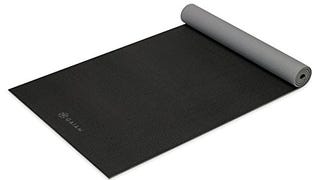 Gaiam Yoga Mat Classic Solid Color Reversible Non Slip...