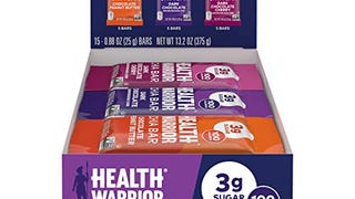 Health Warrior Chia Bars, Chocolate Variety Pack, Gluten...