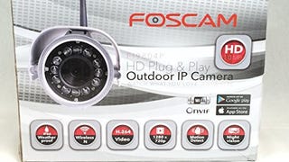 Foscam FI9804P 720P Outdoor HD Wireless IP Camera (Silver)...