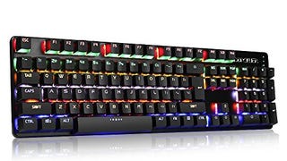 DBPOWER Mechanical Gaming Keyboard, 104 Keys USB Wired...