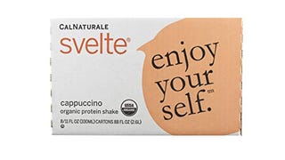 Svelte Organic Protein Shake, Cappuccino, 11 Fl Oz (Pack...