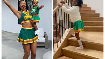 Image for Watch: Kaavia Wade Imitates Mom Gabrielle Union's "Bring it On" Moves in an Adorable New Video
