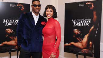 Image for Überraschung! Jonathan Majors und Meagan sind verheiratet. Hier ist der Tee.