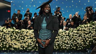 Image for Shaboozey's Met Gala Look Was Relentlessly Roasted, But Critics Say it's a Sinister Pattern New Black Artists Shouldn't Ignore
