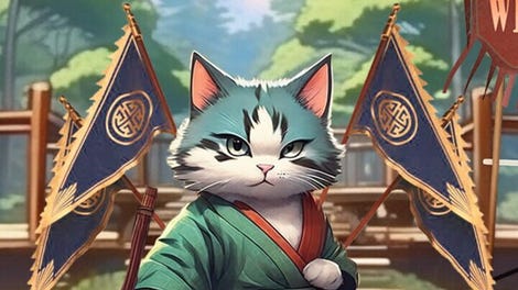 Forest Showdown: Cat Hero Battle