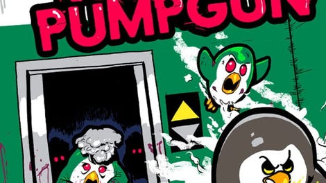 Penguin with a Pumpgun