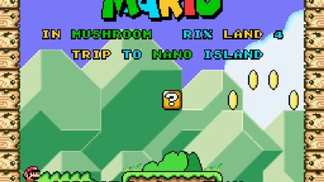 Mario In Mushroom Rix Land 4: Trip To Nano Island