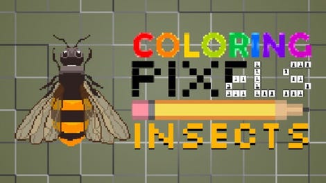 Coloring Pixels: Insects Pack