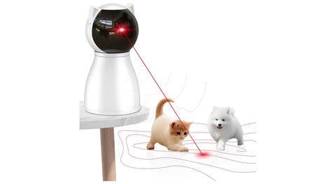 Rechargeable Motion Activated Cat and Dog Laser Toy Automatic