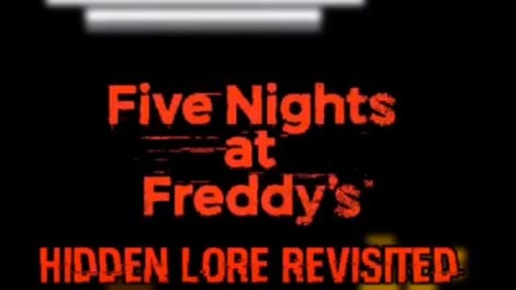 Five Nights At Freddy's: Hidden Lore Revisited (2022) - The A.v. Club