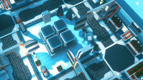 Hidden Space Station Top-Down 3D