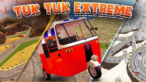 Tuk Tuk Extreme: Real Car Driving Simulator & Parking 2023 Car Games 3D Vehicle