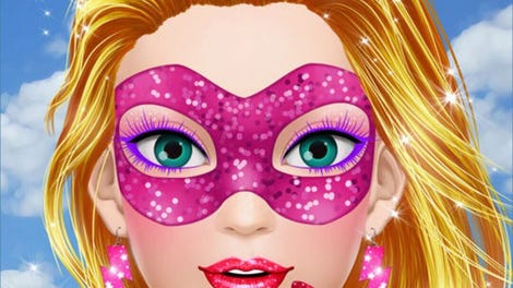 Superhero Girl Salon: Kids Makeup and Dressup Game