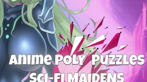 Anime Poly Puzzle: Sci-Fi Maidens