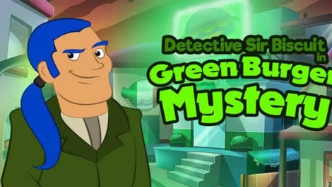 Detective Sir Biscuit in Green Burguer Mystery