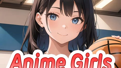 Anime Girls: Bouncy Basketball