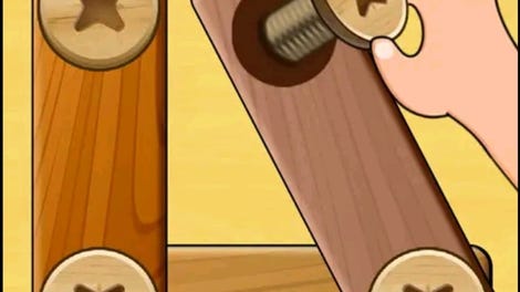 Wood Nuts & Bolts Puzzle