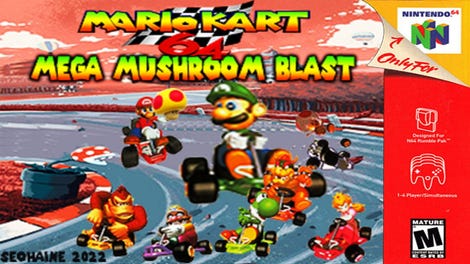 Mario Kart 64: Mega Mushroom Blast