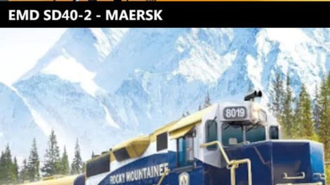 Trainz Railroad Simulator 2019: EMD SD40-2 - Maersk