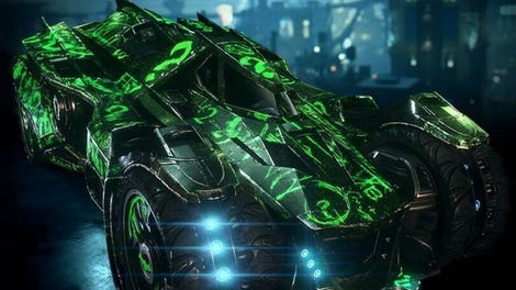 Batman: Arkham Knight - Riddler Themed Batmobile Skin