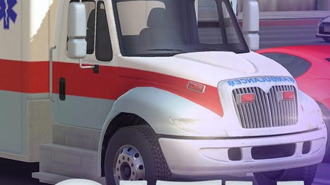 City Ambulance Car Driving