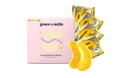 grace & stella Under Eye Mask (Gold, 48 Pairs) Eye Patch