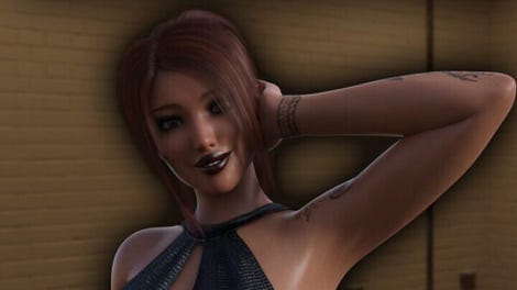 Sexy Memory Puzzle: Futanari Striptease
