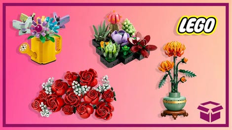 These LEGO Flower Sets Make the Perfect Valentine's Gift