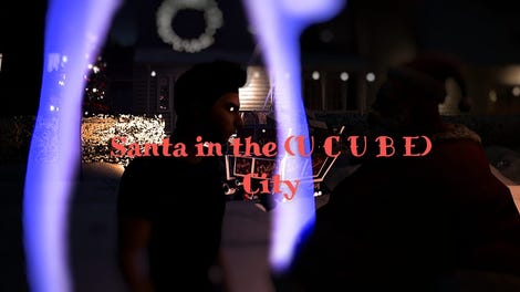 Santa in the Ucube City