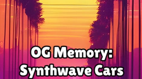 OG Memory: Synthwave Cars
