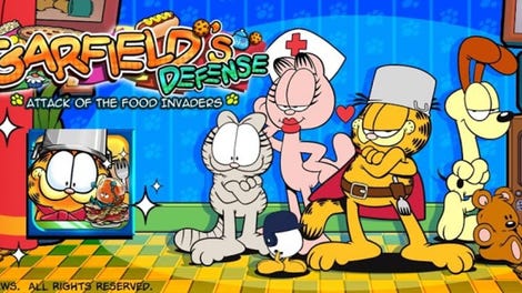 Garfield's Defense: Attack of the Food Invaders