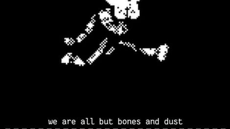 We are all but bones and dust