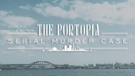 Square Enix AI Tech Preview: The Portopia Serial Murder Case - Kotaku