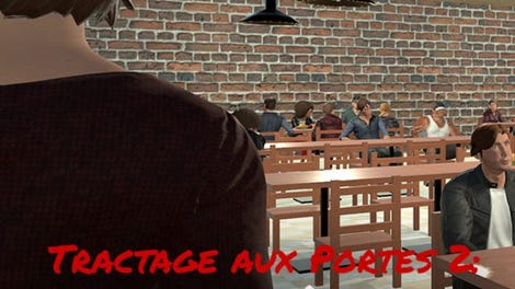 Tractage aux Portes 2: Mob a la Cafeteria
