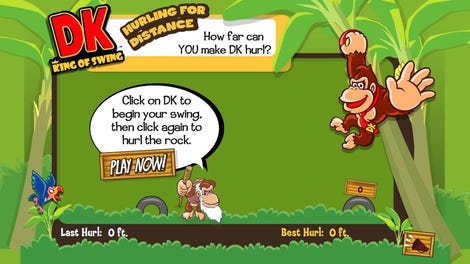 DK: King of Swing - Hurling for Distance