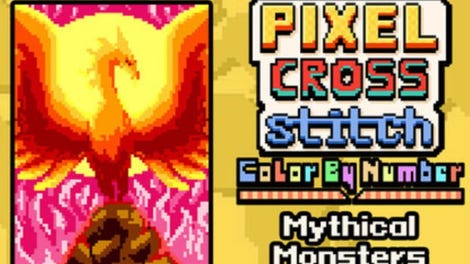 Pixel Cross Stitch: Mythical Monsters Pack