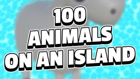 100 Animals on an Island